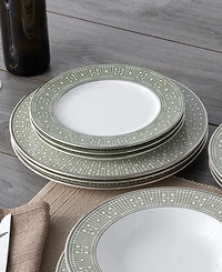 Noritake Infinity Green Platinum Piece Set, Service for 4