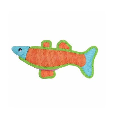 DuraForce Fish Durable Plush Squeaky Dog Toy