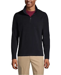 Lands' End Men's Lightweight Fleece Quarter Zip Pullover