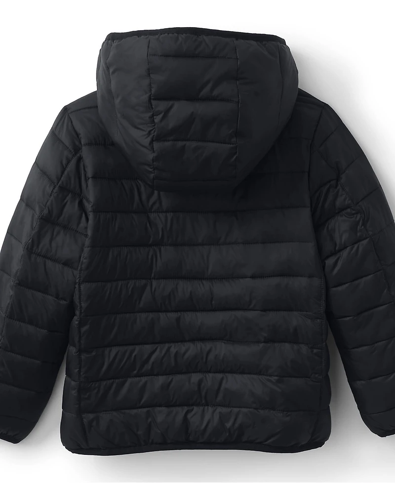 Lands' End Kids Girl's Reversible Insulated Fleece Jacket