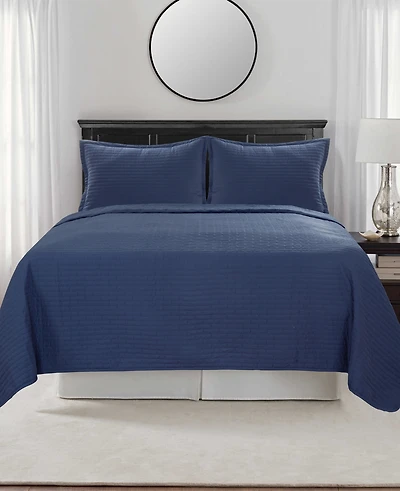 Closeout! Videri Home Brick Quilted Coverlet, King