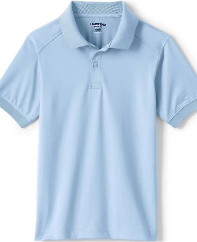 Lands' End Girls Short Sleeve Rapid Dry Polo Shirt