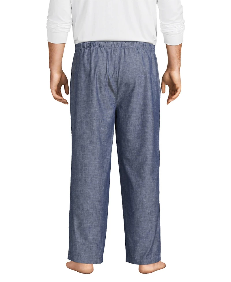 Lands' End Big & Tall Poplin Pajama Pants