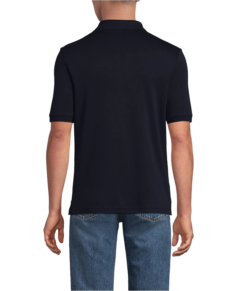 Lands' End Big & Tall Short Sleeve Cotton Supima Polo Shirt