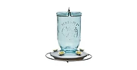 Woodstream Corp Perky Pet 785 32 Oz Capacity Blue Mason Jar Hummingbird Feeder
