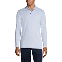 Lands' End Men's Long Sleeve Interlock Polo Shirt