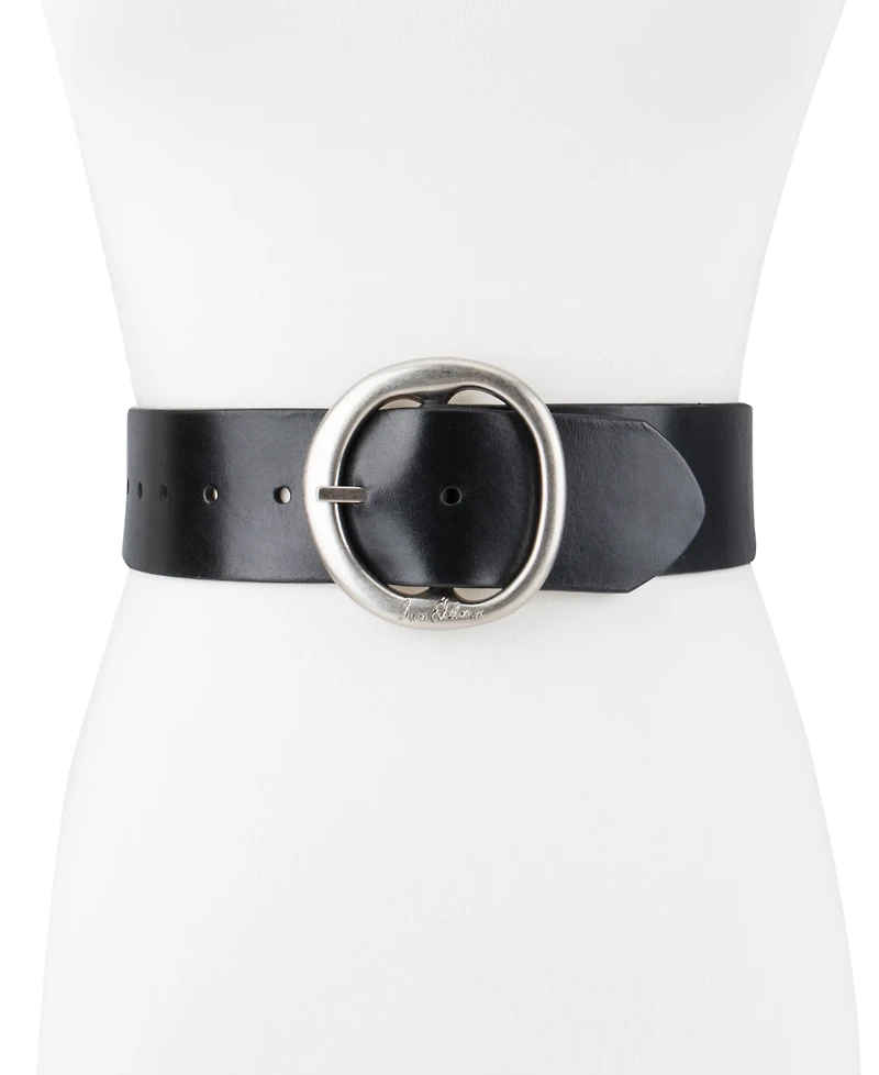 Sam Edelman Women's Two-in-One Reversible Center Bar Buckle Belt