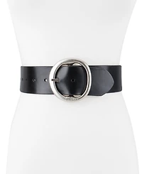 Sam Edelman Women's Two-in-One Reversible Center Bar Buckle Belt