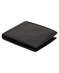 Mancini Men's Buffalo Rfid Secure Wallet with Coin Pocket