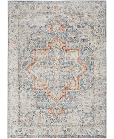 Nourison Home Astra Machine Washable ASW12 5'3" x 7' Area Rug