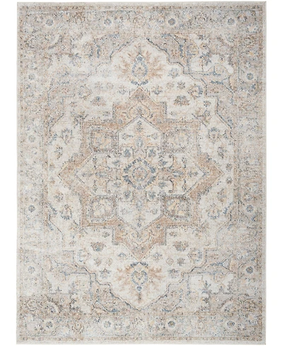 Nourison Home Astra Machine Washable ASW12 5'3" x 7' Area Rug