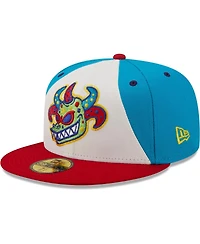 Men's New Era White, Red Vejigantes De Scranton/Wilkes-Barre Copa La Diversion 59FIFTY Fitted Hat