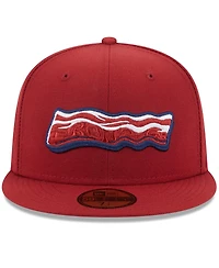 Men's New Era Red Lehigh Valley IronPigs Authentic Collection Alternate Logo 59FIFTY Fitted Hat