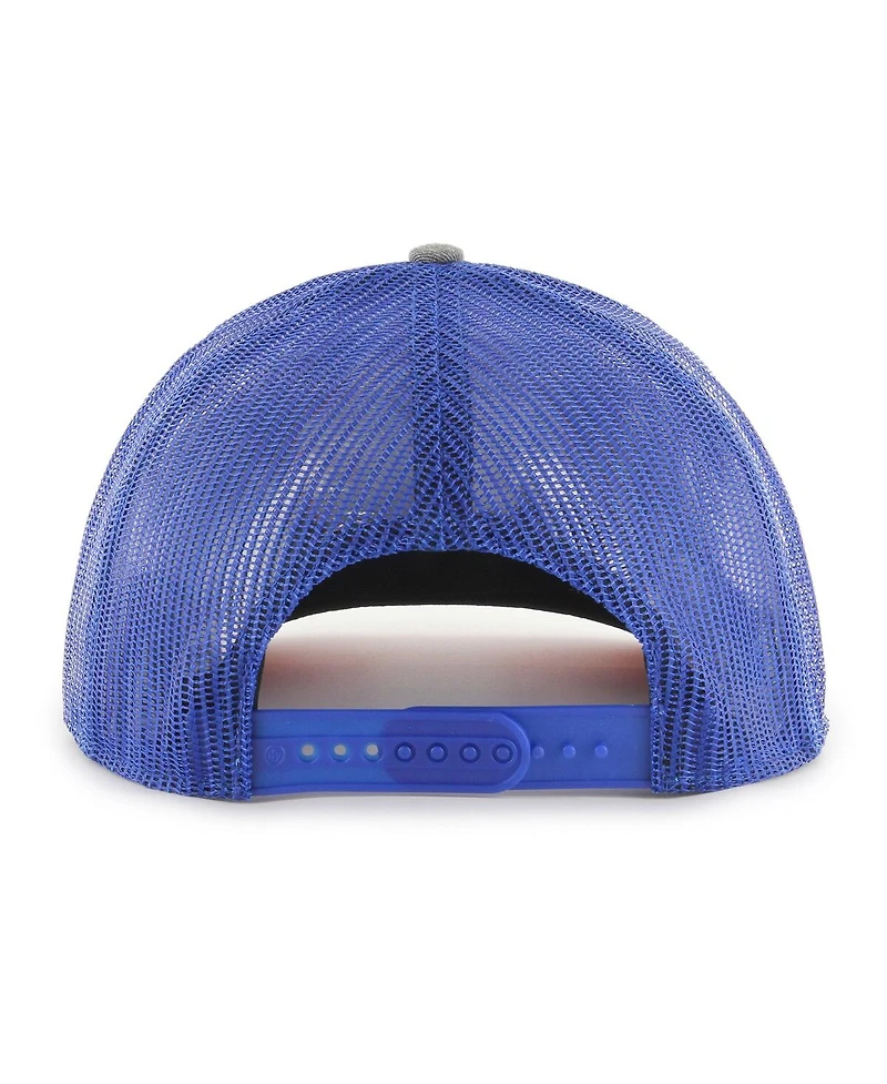 Men's '47 Brand Charcoal Chicago Cubs Slate Trucker Snapback Hat