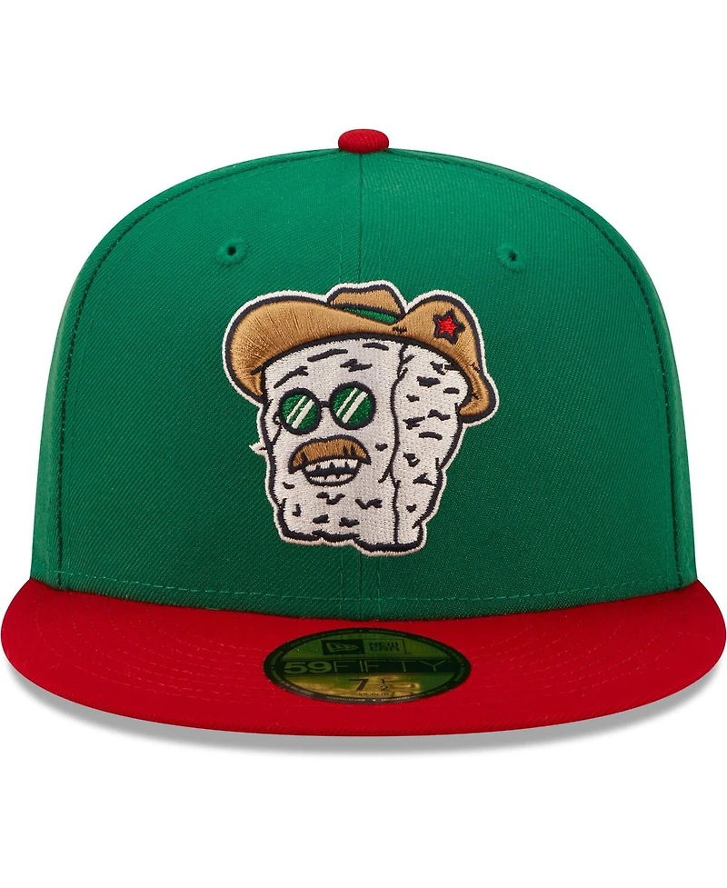 Men's New Era Green, Red Los Quesos Frisco Copa De La Diversion 59FIFTY Fitted Hat