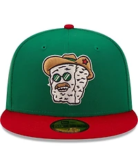Men's New Era Green, Red Los Quesos Frisco Copa De La Diversion 59FIFTY Fitted Hat