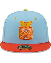 Men's New Era Light Blue, Orange Rayados De Winston-Salem Copa La Diversion 59FIFTY Fitted Hat