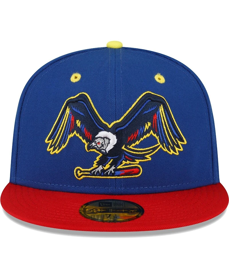 Men's New Era Blue Binghamton Rumble Ponies Copa De La Diversion 59FIFTY Fitted Hat