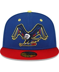 Men's New Era Blue Binghamton Rumble Ponies Copa De La Diversion 59FIFTY Fitted Hat