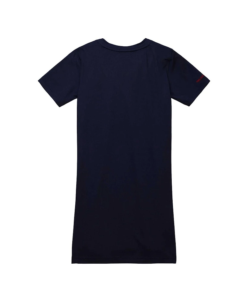 Women's Mitchell & Ness Navy St. Louis Cardinals Cooperstown Collection V-Neck Dress