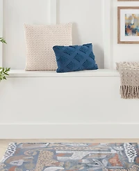 Nourison Home Astra Machine Washable ASW01 4' x 6' Area Rug