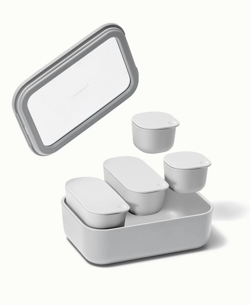 Caraway 17 Piece Glass Food Storage Set