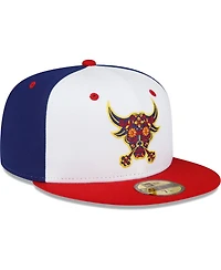Men's New Era White Durham Bulls Copa De La Diversion 59FIFTY Fitted Hat