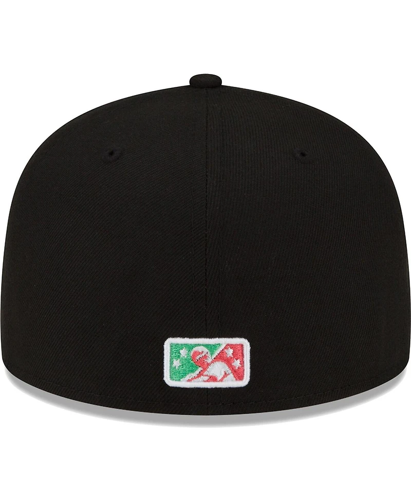 Men's New Era Black Corpus Christi Hooks Copa De La Diversion 59FIFTY Fitted Hat