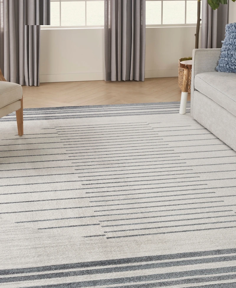 Nourison Home Astra Machine Washable ASW04 7'10" x 10' Area Rug
