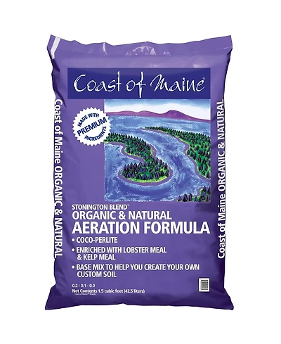 Coast of Maine Organic and Natural Aeration Formula Potting Soil, 1.5 Cf