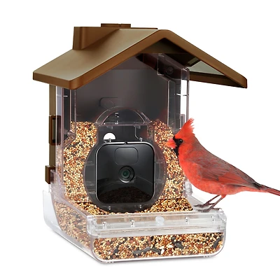 Wasserstein Bird Feeder Camera Case Compatible with Blink, Wyze, and Ring Cam - Bird Feeder for Bird Watching with Your Security Cam