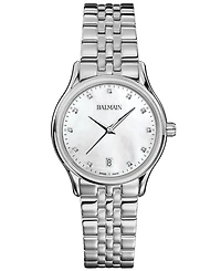 Balmain Women's Swiss Beleganza Diamond (1/20 ct. t.w.) Stainless Steel Bracelet Watch 32mm