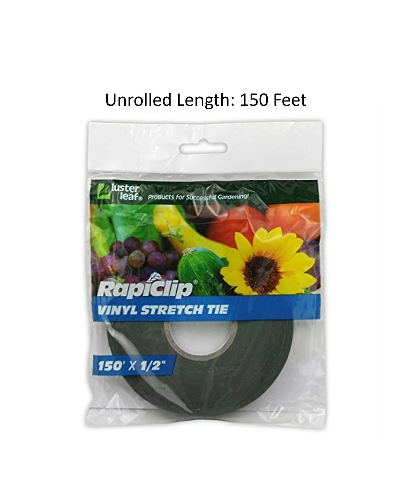 Luster Leaf Inc Luster Leaf 845 Rapiclip Vinyl Stretch Tie 1in x 150ft