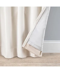 Ricardo Premium Velvet Rod Pocket With Back Tabs Curtain Panel 50"W x 84"L