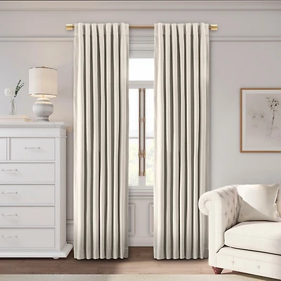 Ricardo Premium Velvet Rod Pocket With Back Tabs Panel Curtain 50"W x 96"L