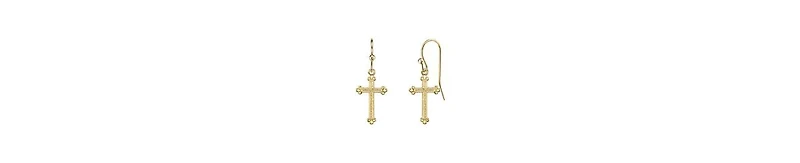 2028 Cross Earrings