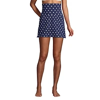 Lands' End Women's Tummy Control Ultra High Waisted Modest Swim Skirt Bottoms