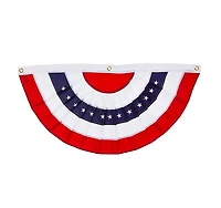 Evergreen Patriotic Bunting, Medium- 58 x 27 Inches Outdoor Decor