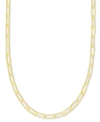 Giani Bernini Paperclip Link 18" Chain Necklace 18k Gold-Plated Sterling Silver or Silver, Created for Macy's