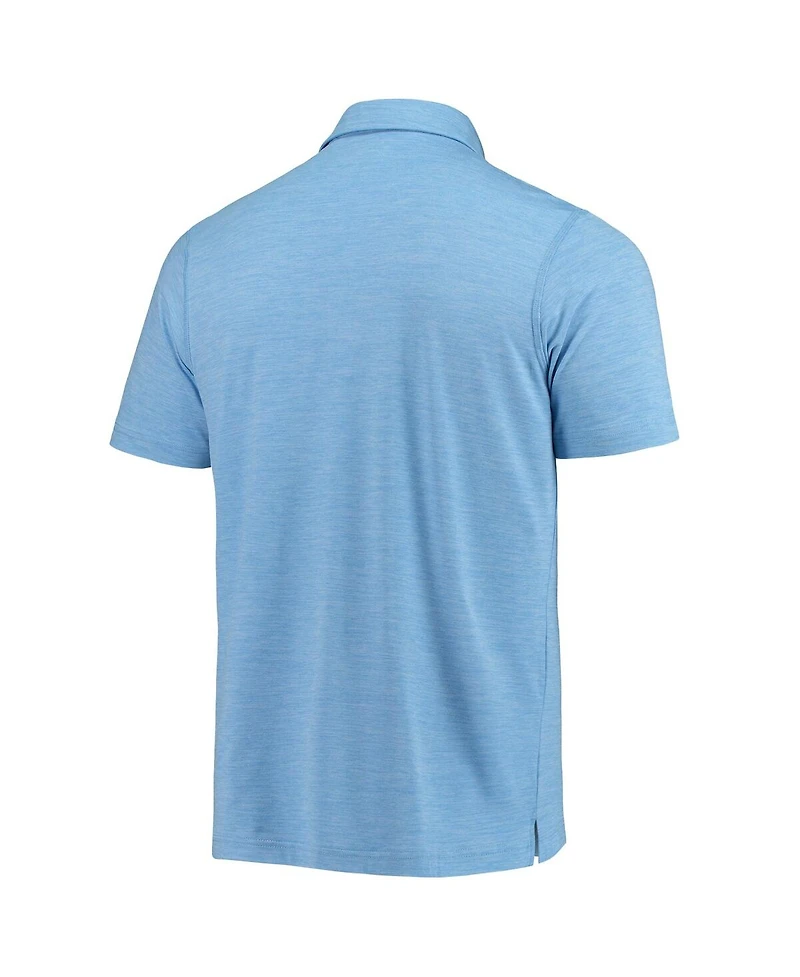 Men's Columbia Carolina Blue North Tar Heels Tech Trail Omni-Shade Polo Shirt