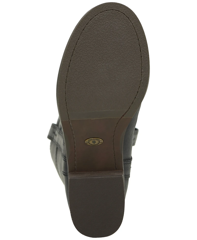 Lucky Brand Women's Hybiscus Knee-High Wide Calf Riding Boots