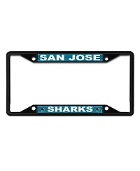 Wincraft San Jose Sharks Chrome Colored License Plate Frame