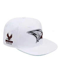 Men's Pro Standard White North Carolina Central Eagles Mascot Evergreen Wool Snapback Hat