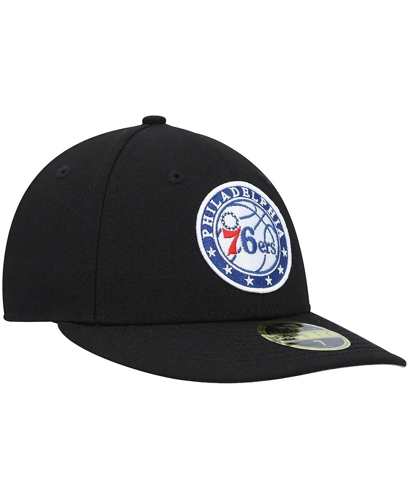 Men's New Era Philadelphia 76ers Team Low Profile 59FIFTY Fitted Hat