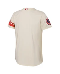 Preschool Boys and Girls Nike Cream Los Angeles Angels City Connect Replica Jersey