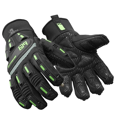 RefrigiWear Men's Extreme Freezer Gloves with Touch-Rite Nib - Insulated, Impact Protection, Touchscreen Compatible Work Gloves for -30°F
