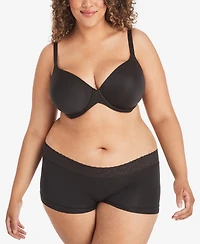 Maidenform Cotton Dream Lace Boyshort Underwear 40859