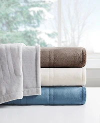 Premier Comfort Luxury Plush Heated Blanket, Full, Exclusively at Macy's