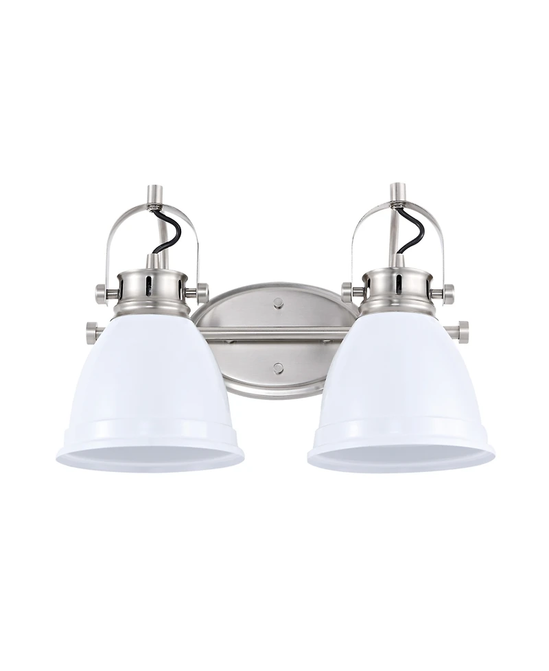 Phineas 16.25" 2-Light Farmhouse Bohemian Iron Led Vanity