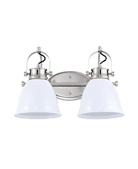 Phineas 16.25" 2-Light Farmhouse Bohemian Iron Led Vanity